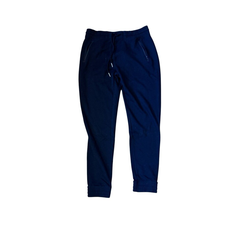 Ardene jogger sweat pants zip pocket small black